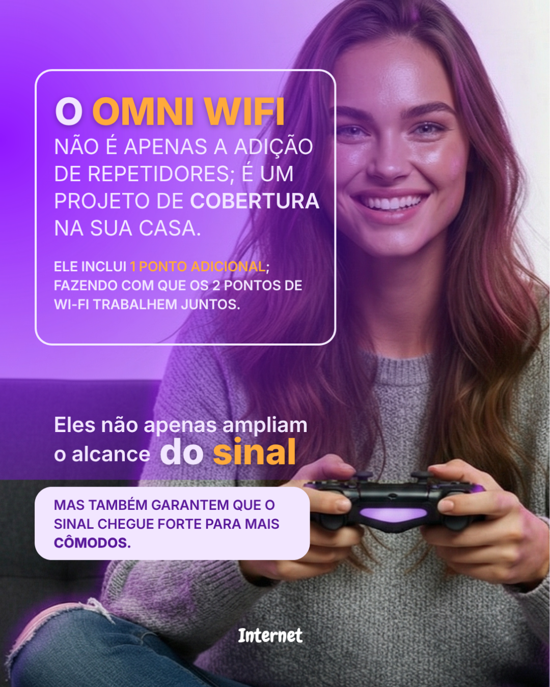 Arte de portfólio para campanha digital
